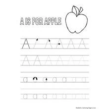 Dessin à colorier: Alphabet (Lettres et alphabet) #124786 - Coloriages à Imprimer Gratuits