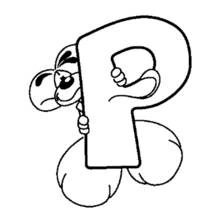 Coloriage Alphabet (Lettres et alphabet) #124814 à imprimer et colorier