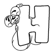 Coloriage Alphabet (Lettres et alphabet) #124847 à imprimer et colorier