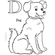 Coloriage Alphabet (Lettres et alphabet) #124848 à imprimer et colorier