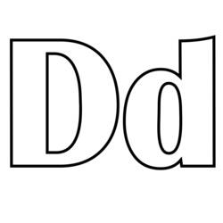 Dessin à colorier: Alphabet (Lettres et alphabet) #124872 - Coloriages à Imprimer Gratuits