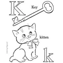 Coloriage Alphabet (Lettres et alphabet) #124895 à imprimer et colorier