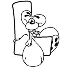 Coloriage Alphabet (Lettres et alphabet) #124913 à imprimer et colorier