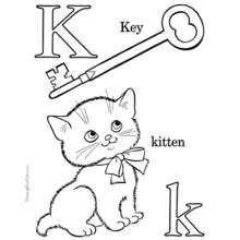 Coloriage Alphabet (Lettres et alphabet) #124931 à imprimer et colorier