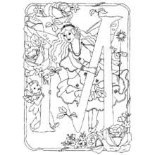 Coloriage Alphabet (Lettres et alphabet) #124948 à imprimer et colorier