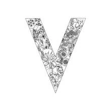 Coloriage Alphabet (Lettres et alphabet) #125009 à imprimer et colorier