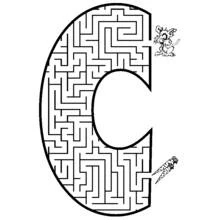 Dessin à colorier: Alphabet (Lettres et alphabet) #125045 - Coloriages à Imprimer Gratuits