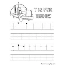 Coloriage Alphabet (Lettres et alphabet) #125052 à imprimer et colorier