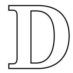 Coloriage Alphabet (Lettres et alphabet) #192040, dessin gratuit prêt à imprimer