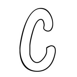 Dessins à colorier: Lettre C - Coloriages à Imprimer Gratuits