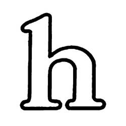 Dessin à colorier: Lettre H (Lettres et alphabet) #194630 - Coloriages à Imprimer Gratuits