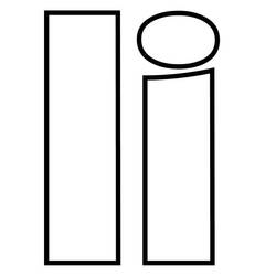 Dessin à colorier: Lettre I (Lettres et alphabet) #194646 - Coloriages à Imprimer Gratuits