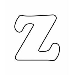 Dessins à colorier: Lettre Z - Coloriages à Imprimer Gratuits