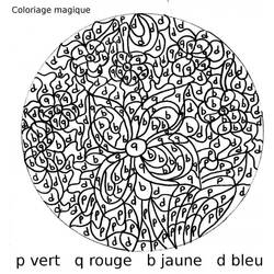 Dessin à colorier: Magique Lettres (Lettres et alphabet) #210055 - Coloriages à Imprimer Gratuits