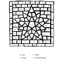 Dessin à colorier: Magique Lettres (Lettres et alphabet) #210056 - Coloriages à Imprimer Gratuits