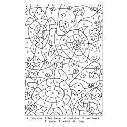 Dessin à colorier: Magique Lettres (Lettres et alphabet) #210060 - Coloriages à Imprimer Gratuits