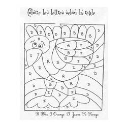 Dessin à colorier: Magique Lettres (Lettres et alphabet) #210064 - Coloriages à Imprimer Gratuits