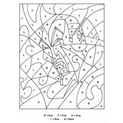 Dessin à colorier: Magique Lettres (Lettres et alphabet) #210065 - Coloriages à Imprimer Gratuits