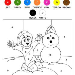 Dessin à colorier: Magique Lettres (Lettres et alphabet) #210072 - Coloriages à Imprimer Gratuits