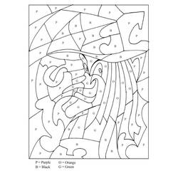 Dessin à colorier: Magique Lettres (Lettres et alphabet) #210074 - Coloriages à Imprimer Gratuits