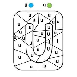 Dessin à colorier: Magique Lettres (Lettres et alphabet) #220128 - Coloriages à Imprimer Gratuits