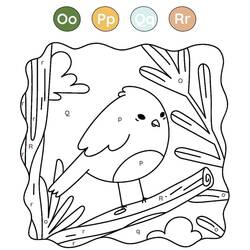 Dessin à colorier: Magique Lettres (Lettres et alphabet) #220138 - Coloriages à Imprimer Gratuits