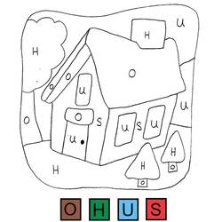 Dessin à colorier: Magique Lettres (Lettres et alphabet) #220139 - Coloriages à Imprimer Gratuits
