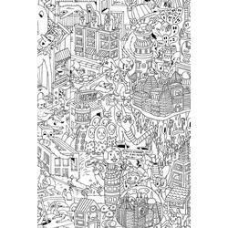 Dessin à colorier: Anti-stress (Mandalas) #126777 - Coloriages à Imprimer Gratuits