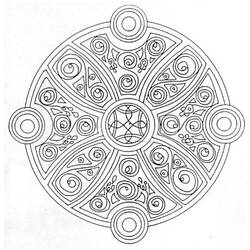 Coloriage Anti-stress (Mandalas) #126835 à imprimer et colorier