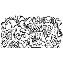 Dessin à colorier: Anti-stress (Mandalas) #126883 - Coloriages à Imprimer Gratuits