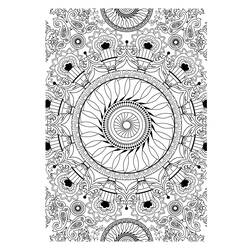 Dessin à colorier: Anti-stress (Mandalas) #126888 - Coloriages à Imprimer Gratuits