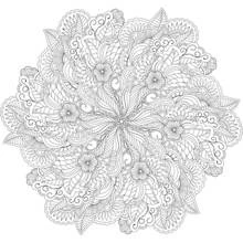 Dessin à colorier: Anti-stress (Mandalas) #126891 - Coloriages à Imprimer Gratuits