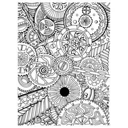 Dessin à colorier: Anti-stress (Mandalas) #126909 - Coloriages à Imprimer Gratuits