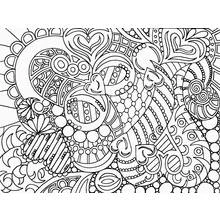 Dessin à colorier: Anti-stress (Mandalas) #126912 - Coloriages à Imprimer Gratuits