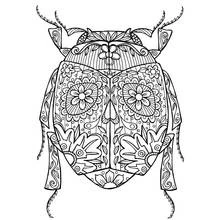 Dessin à colorier: Anti-stress (Mandalas) #126915 - Coloriages à Imprimer Gratuits