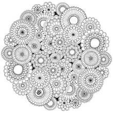 Dessin à colorier: Anti-stress (Mandalas) #126927 - Coloriages à Imprimer Gratuits