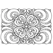 Dessin à colorier: Anti-stress (Mandalas) #126968 - Coloriages à Imprimer Gratuits