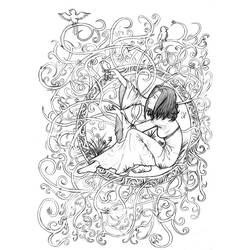 Dessin à colorier: Anti-stress (Mandalas) #127151 - Coloriages à Imprimer Gratuits