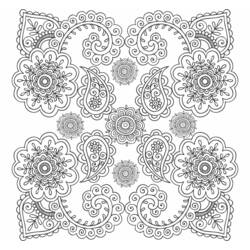 Coloriage Anti-stress (Mandalas) #174318 à imprimer et colorier