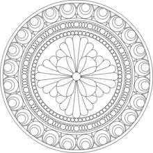 Dessin à colorier: Anti-stress (Mandalas) #22933 - Coloriages à Imprimer Gratuits