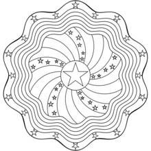 Dessin à colorier: Anti-stress (Mandalas) #22992 - Coloriages à Imprimer Gratuits