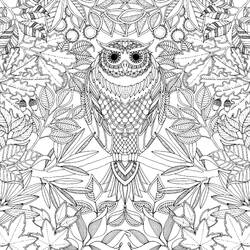 Dessin à colorier: Art Thérapie (Mandalas) #208453 - Coloriages à Imprimer Gratuits