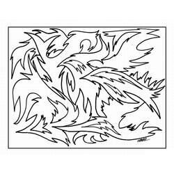 Dessin à colorier: Art Thérapie (Mandalas) #208466 - Coloriages à Imprimer Gratuits