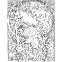 Dessin à colorier: Art Thérapie (Mandalas) #208477 - Coloriages à Imprimer Gratuits