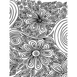 Dessin à colorier: Art Thérapie (Mandalas) #208489 - Coloriages à Imprimer Gratuits