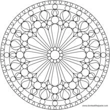 Dessin à colorier: Art Thérapie (Mandalas) #23195 - Coloriages à Imprimer Gratuits