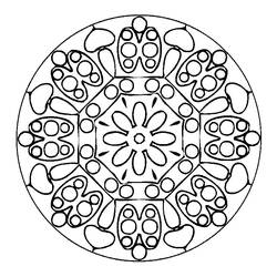 Dessin à colorier: Mandalas (Mandalas) #22884 - Coloriages à Imprimer Gratuits