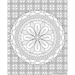 Dessin à colorier: Mandalas (Mandalas) #22907 - Coloriages à Imprimer Gratuits
