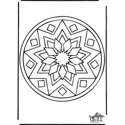 Dessin à colorier: Mandalas (Mandalas) #23072 - Coloriages à Imprimer Gratuits