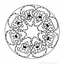 Dessin à colorier: Mandalas (Mandalas) #23073 - Coloriages à Imprimer Gratuits